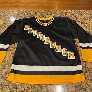 Vintage Pittsburg Penguins CCM Hockey Jersey